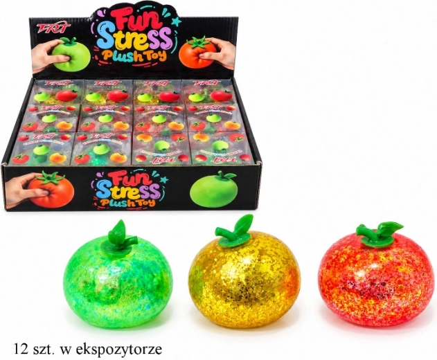 Starker Squishy-Ball Apfel - 1 Stück
