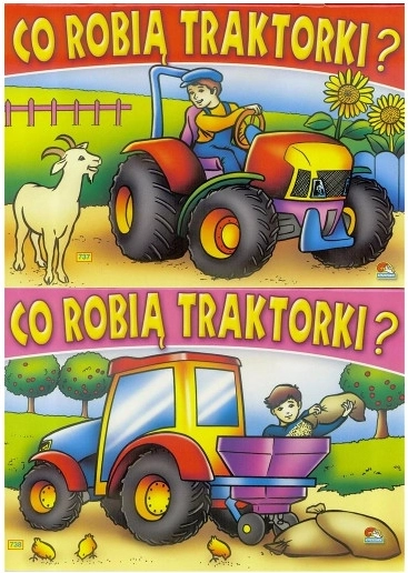 Malbuch Was machen die Traktoren