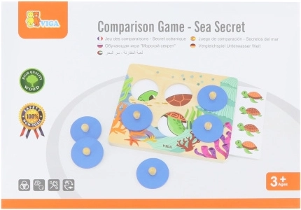 VIGA Vergleichsspiel Finde die Unterschiede – Meerestiere