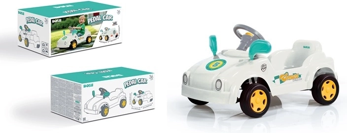 Dolu Kinder-Tretauto, weiß