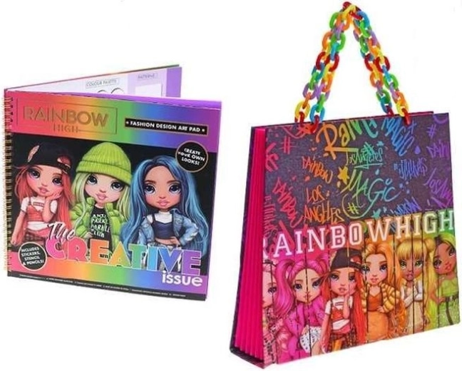 Rainbow High kreatives Mode-Set zum T-Shirt-Design