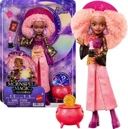 Monster High Moonspell Magic Puppe Rae Lumina 26 cm mit Zubehör