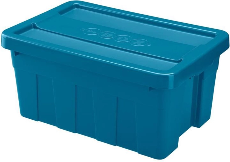 Kunststoff-Aufbewahrungsbox mit Deckel HEIDRUN 45 l