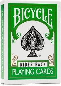 BICYCLE Green Deck – grüne Spielkarten, Pokergröße