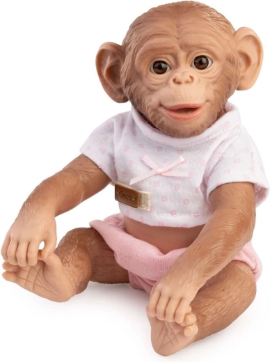 Guca Reborn realistisches Affenbaby mit vollständig aus Vinyl bestehendem Körper, 25 cm
