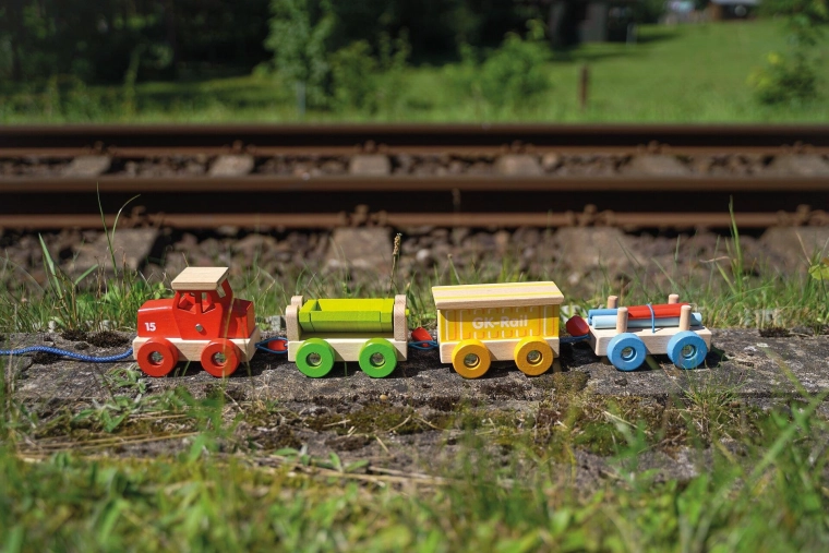 Holz-Güterzug GK-Rail