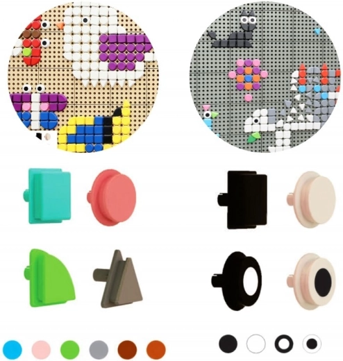 Masterkidz geometrische Teile für STEM-Tafeln – 256 Teile
