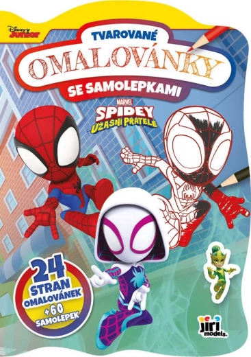 Geformtes Malbuch Spidey