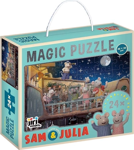 Glitzerndes Puzzle in einer Schachtel – Das Mäusehaus Sam & Julia