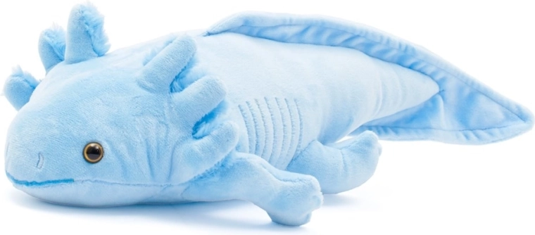 Plüsch-Axolotl Baby Mix 45 cm blau