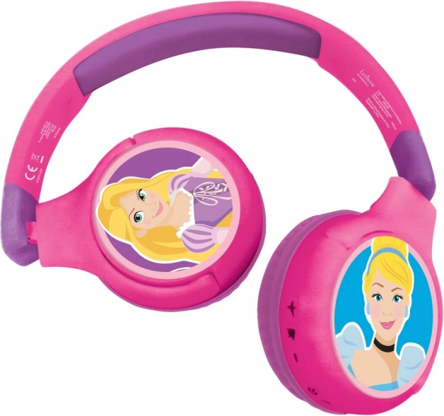 Kabellose Kinderkopfhörer DISNEY Prinzessinnen 2-in-1