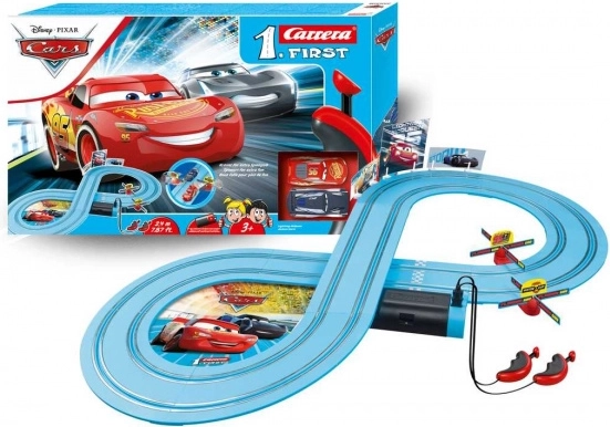 Carrera First Cars Power Duell Rennbahn 2,4 m