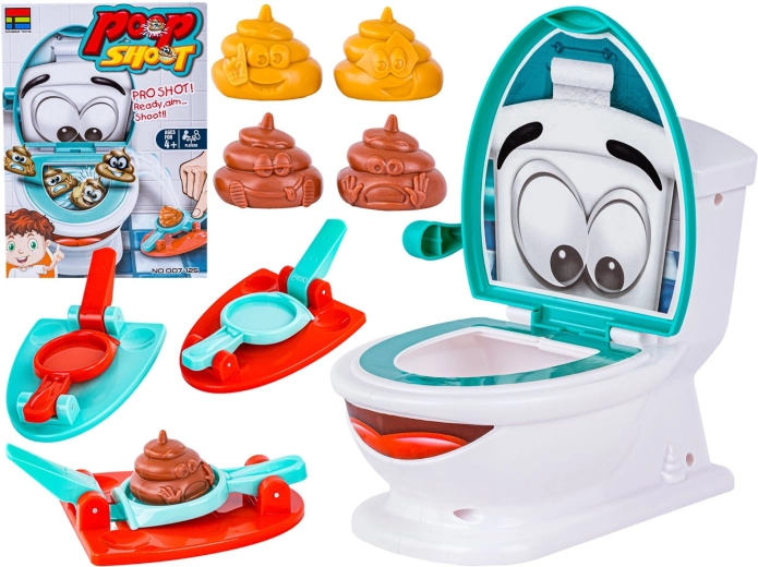 Wesoły sedes Poop Shoot – Geschicklichkeitsspiel mit Abschussgeräten