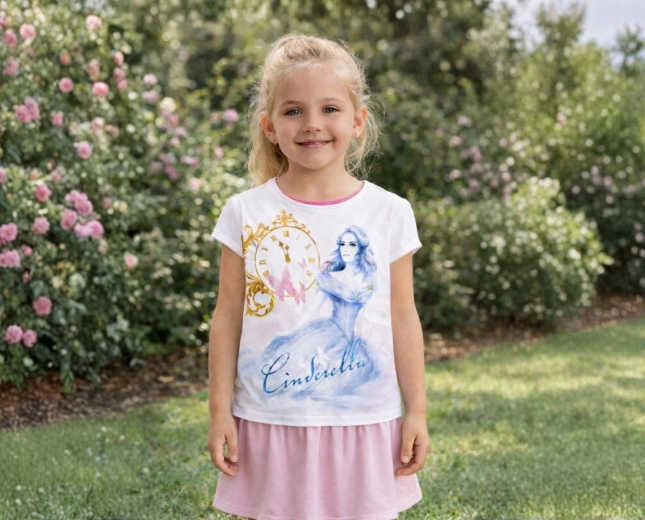 Kinder-T-Shirt Cinderella