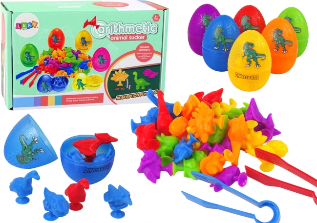 Dinosaurierfiguren mit Saugnäpfen