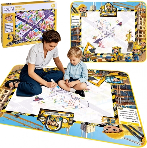 Woopie Wasser-Zeichenmatte – Kreativset mit Zubehör