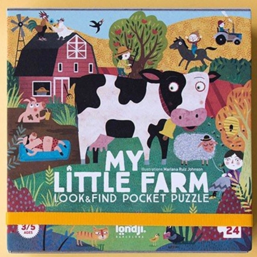 Taschenpuzzle Kleine Farm 24 Teile