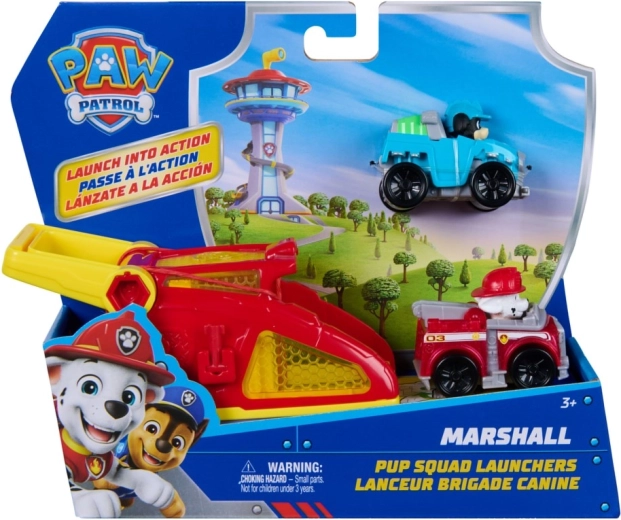 PAW Patrol Abschuss-Set Marshall – Doppelpack Rennflitzer