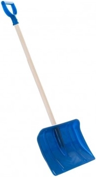 Kinder-Schneeschaufel mit T-Griff 87 cm – Blau