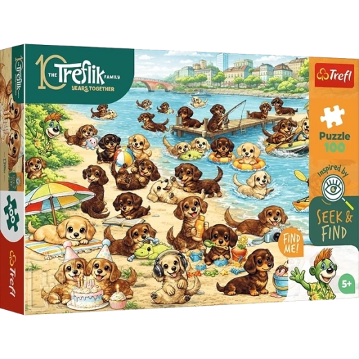 Kalandriertes Papier für leichteres Puzzeln