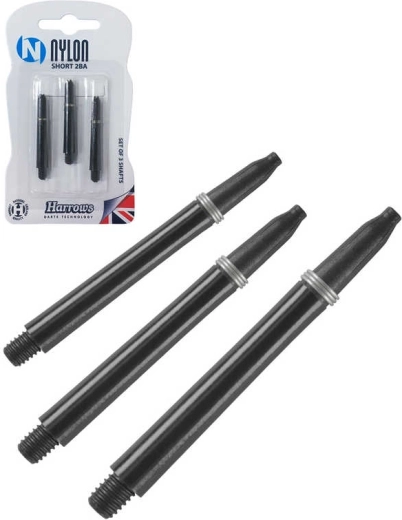 Ersatzschäfte für Darts Harrows Nylon Short 2BA (S) – Set 3 Stk.