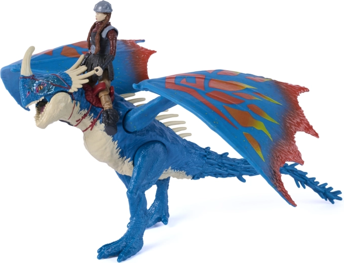 Astrid als Reiterin – setze sie auf den Rücken des Drachen