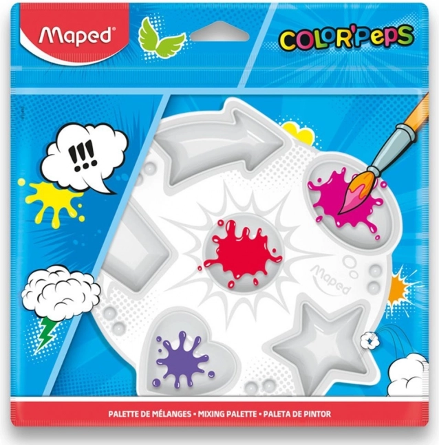 MAPED Color'Peps Farbpalette, 6 Mulden