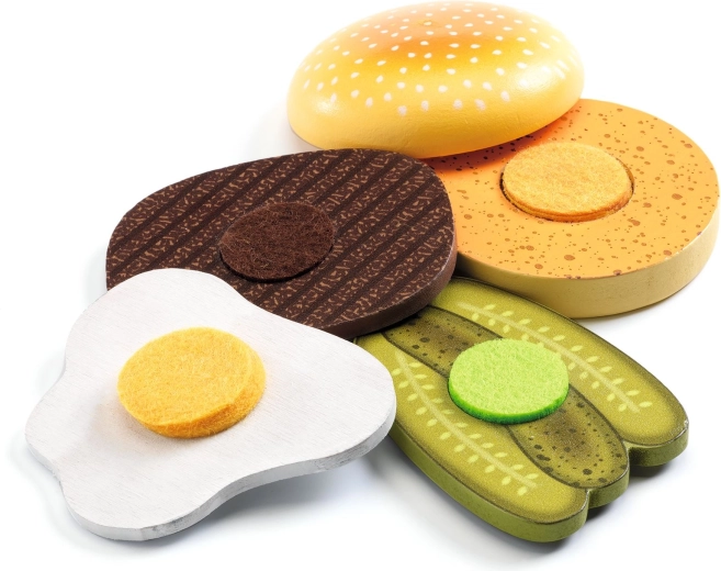 Baue den Burger Schicht für Schicht