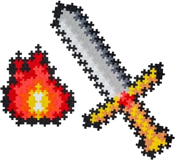 Pixel-Schwert als Dekoration