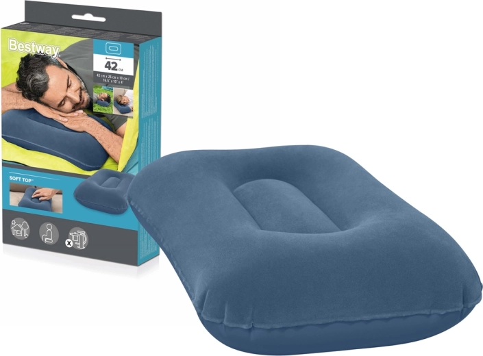 Bestway aufblasbares Velours-Kissen 42 cm