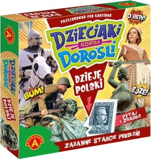 Dzieciaki kontra Dorośli – Polnische Geschichte Familien-Quizspiel