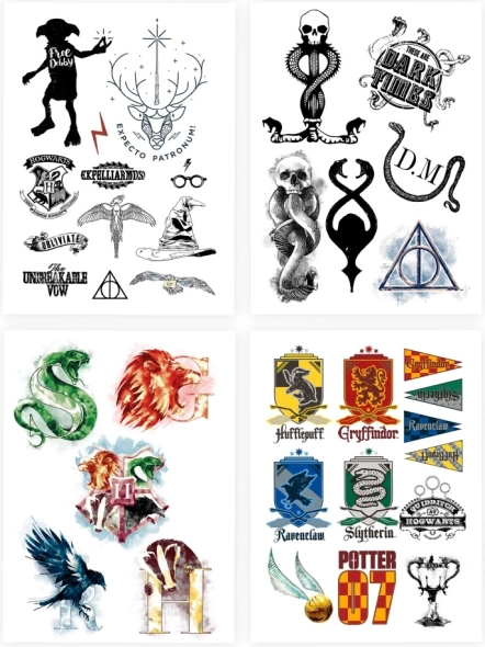 Harry Potter Tattoo-Set