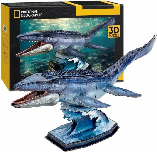 CubicFun 3D-Puzzle National Geographic: Mosasaurus, 76 Teile