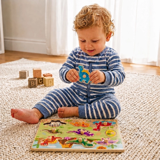Montessori-Formen einsetzen – Schritt für Schritt