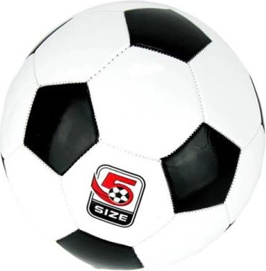 Schwarz‑weißer Fußball