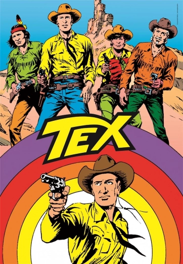 Clementoni Puzzle 1000 Teile – TEX Western-Poster