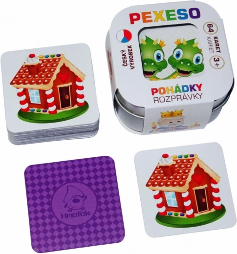 Memo-Spiel Märchen in Metallbox (64 Karten)