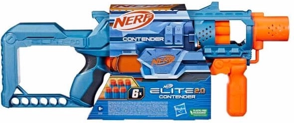 Nerf Elite 2.0 Contender – Blaster mit Trommelmagazin