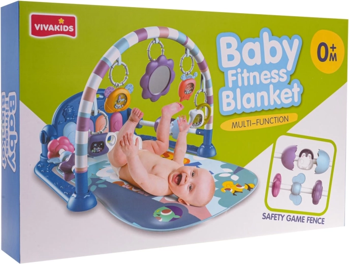 Interaktive Spieldecke für Babys mit Klavier und Zubehör