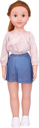Laufende Puppe 70 cm mit Schlafaugen – Laufende Puppe mit Shorts 70 cm