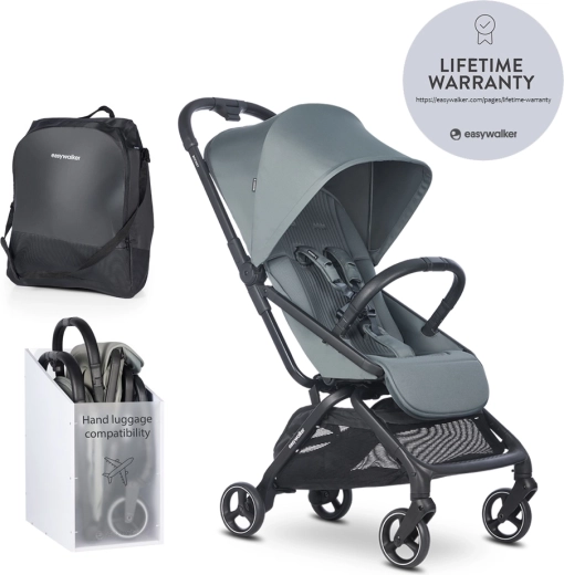 Easywalker Sportkinderwagen Rockey S Smooth Grey