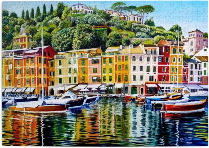 Puzzle Hafen von Portofino, 1000 Teile