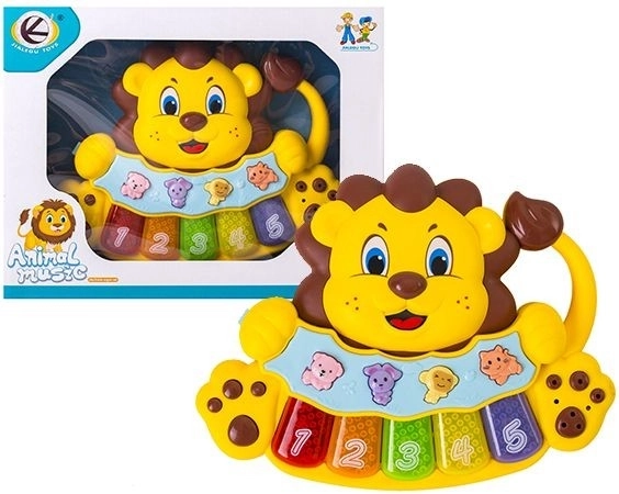 Mini-Kinderklavier/Orgel „Löwe“ – 1 Stück