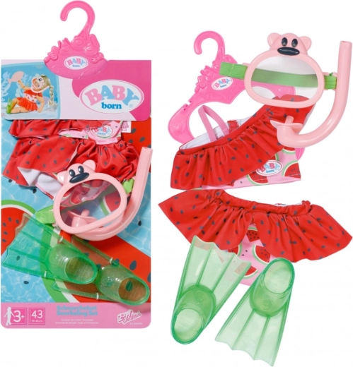 BABY born Schnorchel-Set für Puppe 43 cm