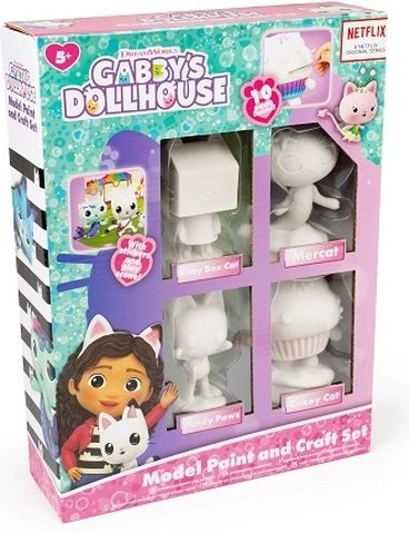 Spin Master Gabby’s Dollhouse Kreativset zum Bemalen von Figuren