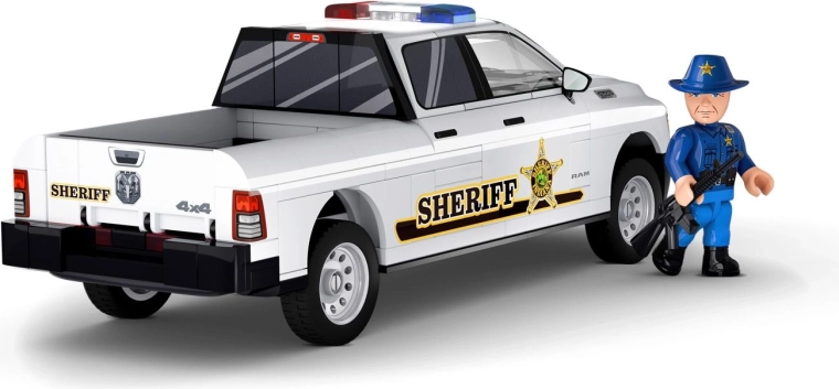 Sheriff-Figur und Polizeizubehör