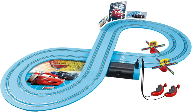 Rennbahn für zwei Rennfahrer