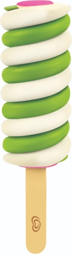 Realistischer spiralförmiger Twister am Stiel