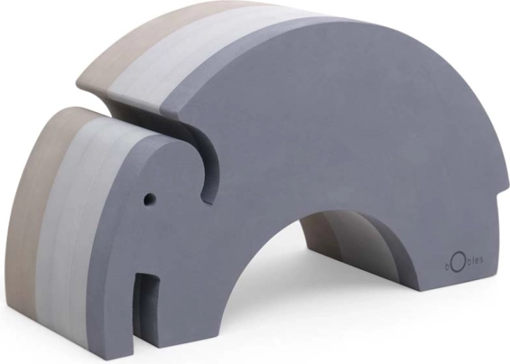 bObles Elefant L Cloudy Blue – Balance- und sensorisches Bewegungsspielzeug