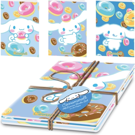 Cinnamoroll Notizheft-Set A5 (3 Stk.)